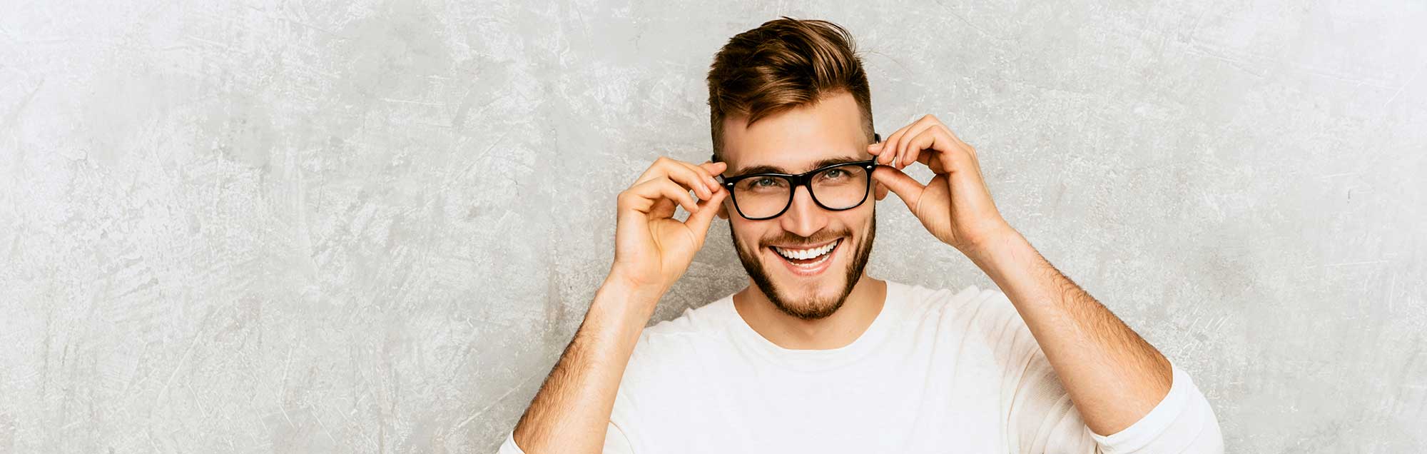 Man Wearing Glasses